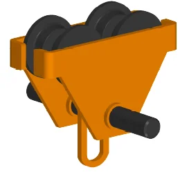 Afbeelding Duwloopkat standaard, 5000 kg 88-300 mm