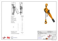 Afbeelding Rateltakel 1500 kg 6m HH