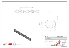 Afbeelding Hijsketting voor hijslengen en kettingsprongen Grade 80 18 mm 10000 kg