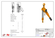 Afbeelding Rateltakel 9000 kg 3m HH