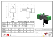 Afbeelding Elektrische ketting takel 1000 kg 5 & 1,7 m/min
