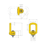 Afbeelding YOKE Load Ring LBO 8-211-040 4 ton