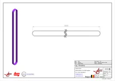 Afbeelding Rondstrop met dubbele mantel 1 ton NWL 3 m
