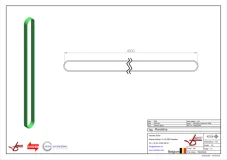 Afbeelding Rondstrop met dubbele mantel 2 ton NWL 4 m