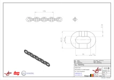 Afbeelding Hijsketting voor hijslengen en kettingsprongen Grade 80 Sjorketting 13 mm 5300 kg