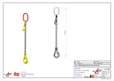 Afbeelding Kettingleng Grade 80 met veiligheidshaak en inkorthaak 4m 6 mm