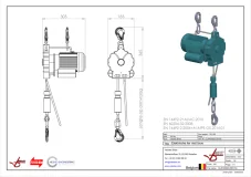 Afbeelding ELIPAENDLESS Elektrische lier 150 kg Eindloos 220 V