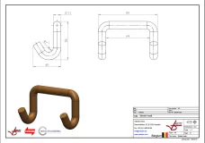Afbeelding Sjorband brede haak geel 50 mm 2000 daN 6m