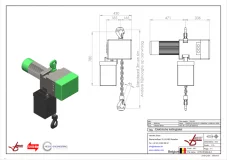 Afbeelding Elektrische ketting takel 3000 kg 6 & 2 m/min
