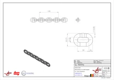Afbeelding Hijsketting voor hijslengen en kettingsprongen Grade 80 Sjorketting 10 mm 3150 kg