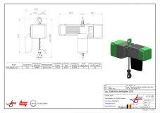 Afbeelding Elektrische ketting takel 250 kg 7 & 2,3 m/min