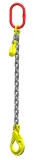 Afbeelding Kettingleng Grade 80 met veiligheidshaak en inkorthaak 2m Dia.10 mm