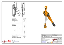 Afbeelding Rateltakel 750 kg 3m HH