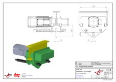 Afbeelding Elektrische loopkat 2000 kg 20 & 6,7m/min