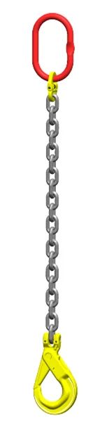 Afbeelding Kettingleng Grade 80 met haak klep 1.5m 6 mm