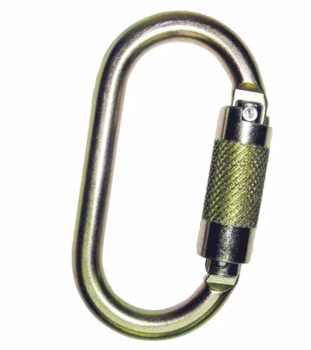 Afbeelding Karabijnhaak met kwartdraai - automatische vergrendeling 17 mm