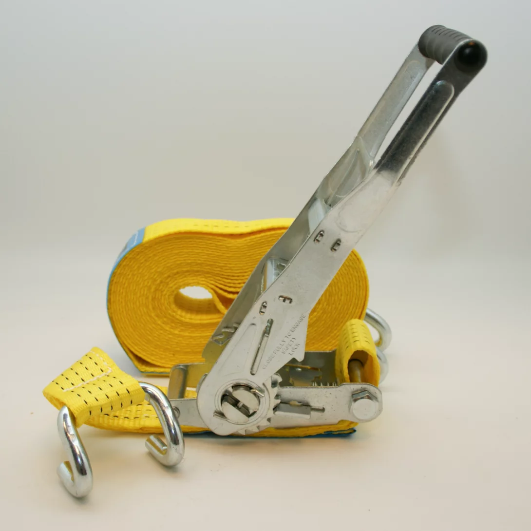 Afbeelding Sjorband brede haak ergo hendel 50 mm 2000daN 9m