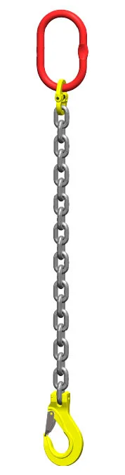 Afbeelding Kettingleng Grade 80 met haak klep 2m 6 mm