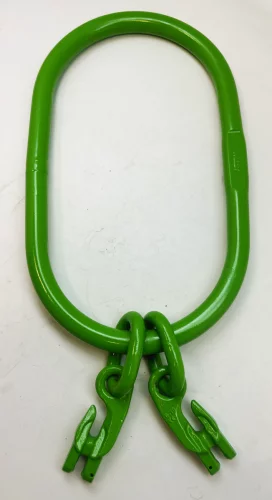 Ultra ophangring voor twee lengen met geïntegreerde inkorthaak 6 mm Grade 100 2000 kg