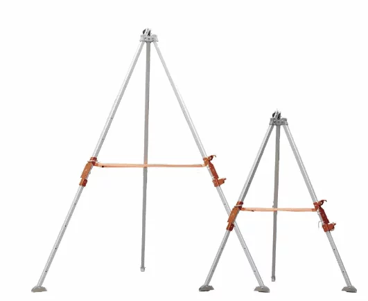 Telescopische driepoot - redding en hijswerkzaamheden