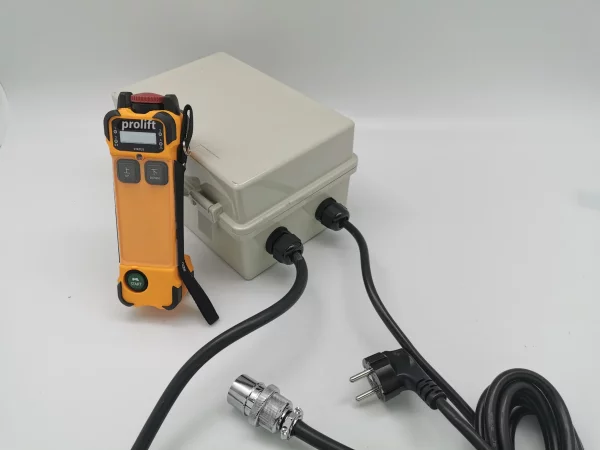 REMOTE CONTROL VHF Stop/start singel speed NS op-neer