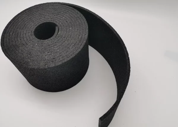 Antislipmatten gevulcaniseerd granulaatrubber 0,6µ 20000 x 150 x 3 mm