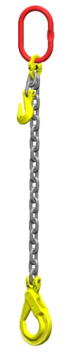 Kettingleng Grade 80 met veiligheidshaak en inkorthaak 5,5m Dia.10 mm
