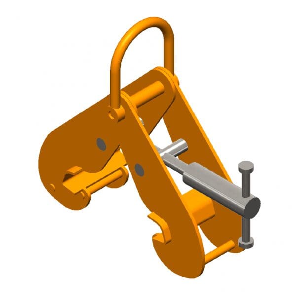 Klem: Balkenklem met ophangoog 1t bek HEAVY DUTY 75-220mm