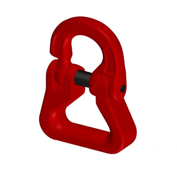 Haken: Hijsbandverbingsschakel, om hijsbanden samen te stellen (te verbinden) met metalen hijswerktuigen. 1000 Kg G80