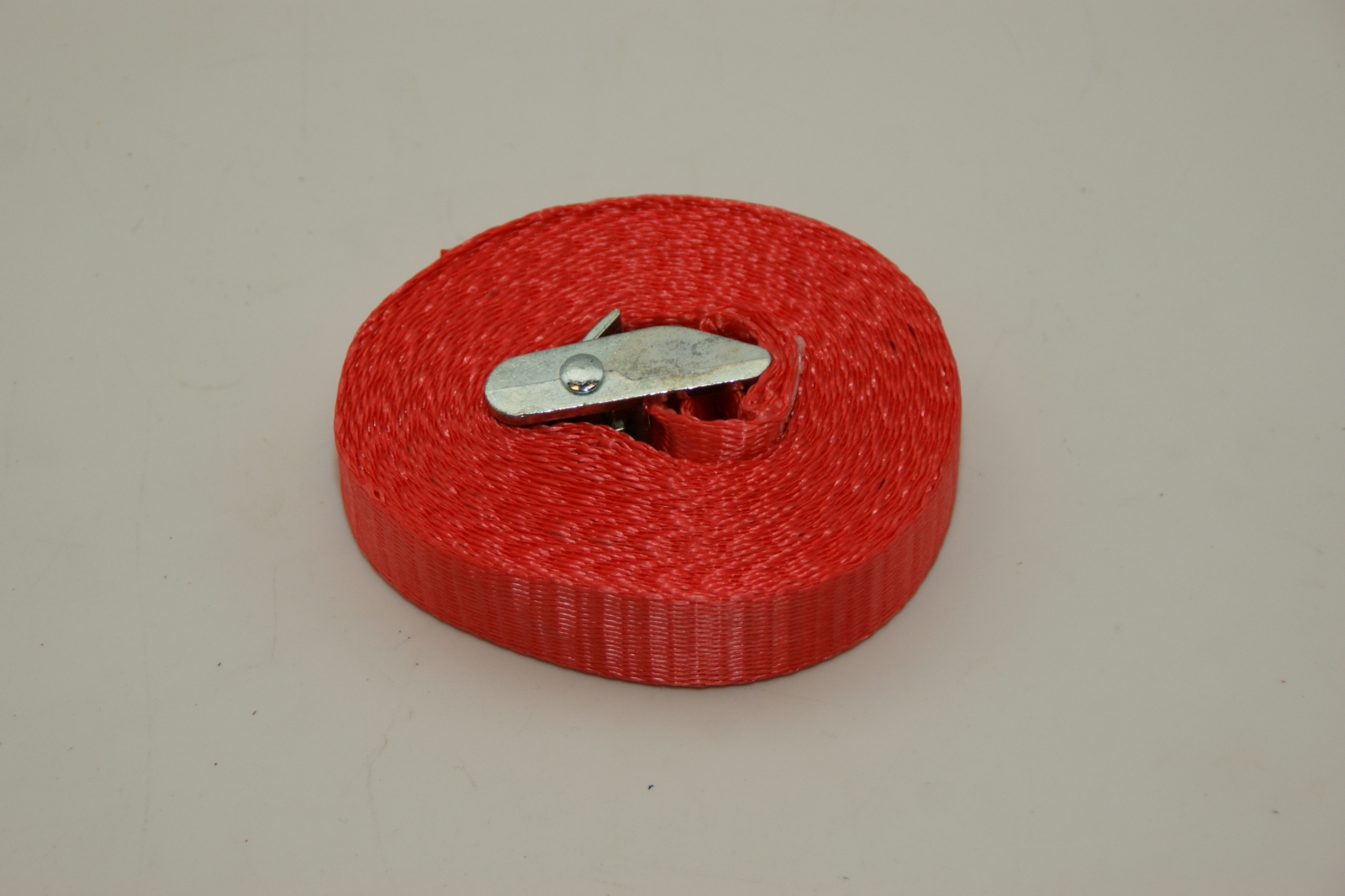 Sjorband: Bagagegordel rood, 25mm 6m, 500 daN