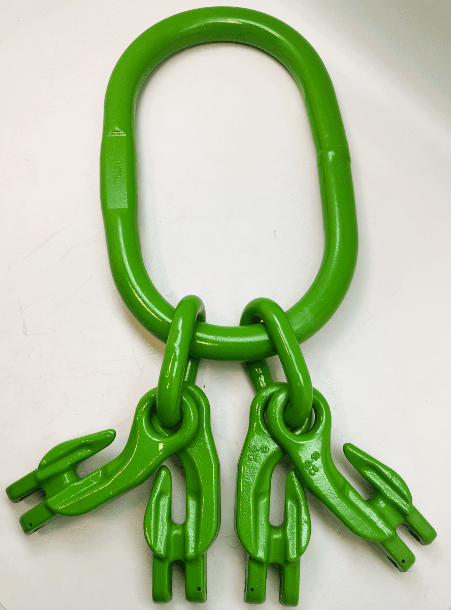 Ultra ophangring voor vier lengen met geïntegreerde inkorthaak 13mm G100 14000 kg