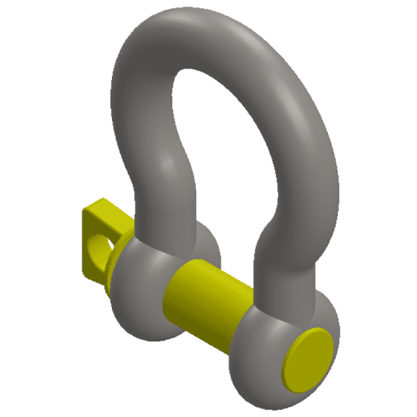 Harpsluiting, met borstbout, 2000kg