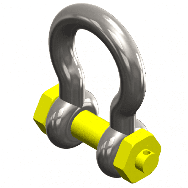 Harpsluiting, met bout en moer, 25000kg